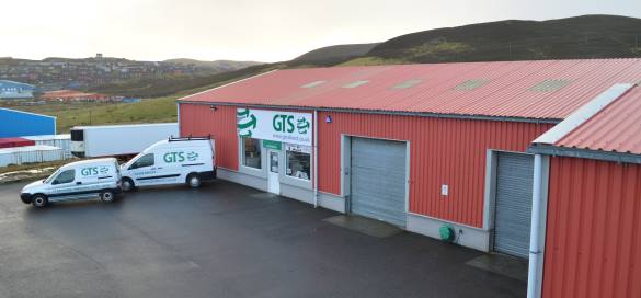 GTS Direct Shopfront with engineer vans